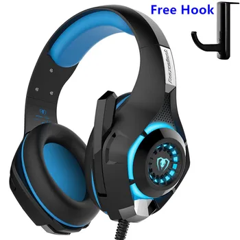 

Gaming Headset,Over-Ear Game Headphones Volume Control Noise Cancelling Earphones Mic Stereo Bass for PS4 PC PS3 Tablet Laptop