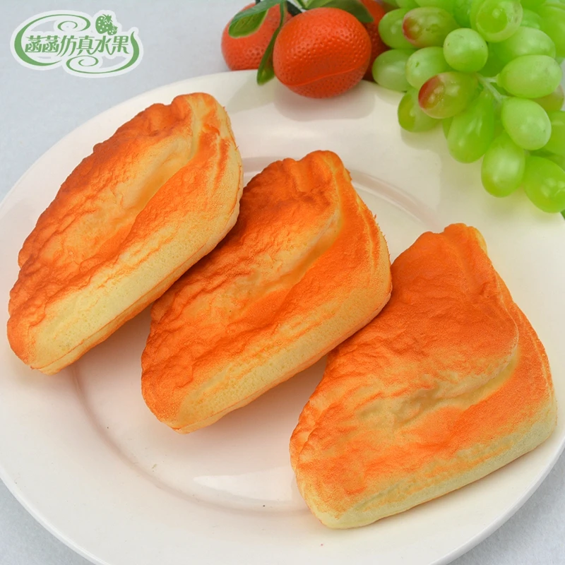 

Pu trigonometric bread cake mug-up fake fruit furniture decoration props model