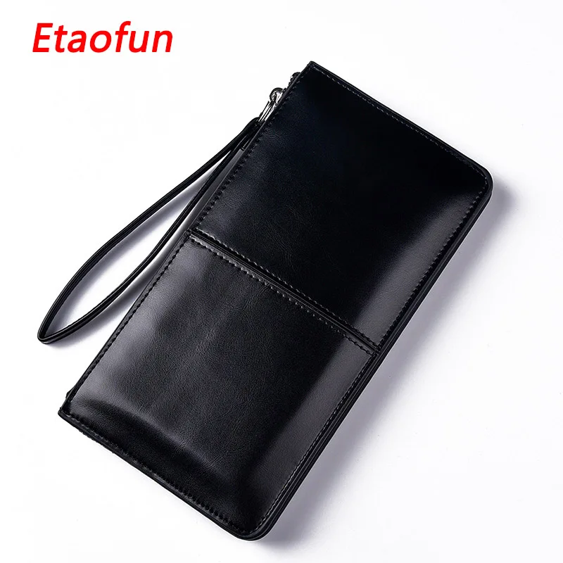 Etaofun Новое поступление женские длинные кошельки милые цветные на молнии большой