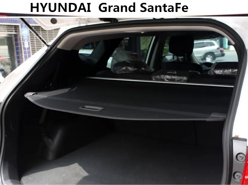 Для hyundai грандиозный Santa Fe 2013 задний багажник защитный лист для багажника крышка Высокое качество тенты безопасности