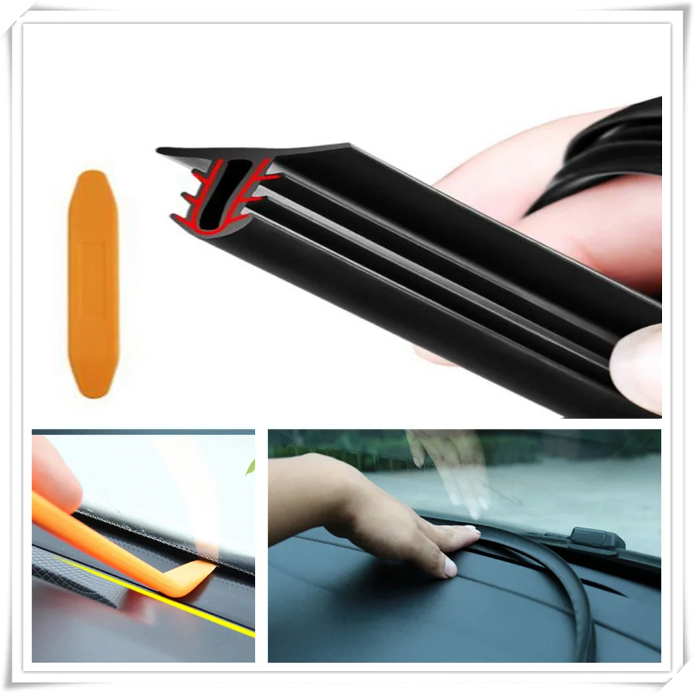 1.6M Car Dashboard Strip Front Sealing Rubber for Mercedes Benz W203 W210 W211 W204 A C E S CLS CLK CLA GLK ML SLK Smart Any Ca |