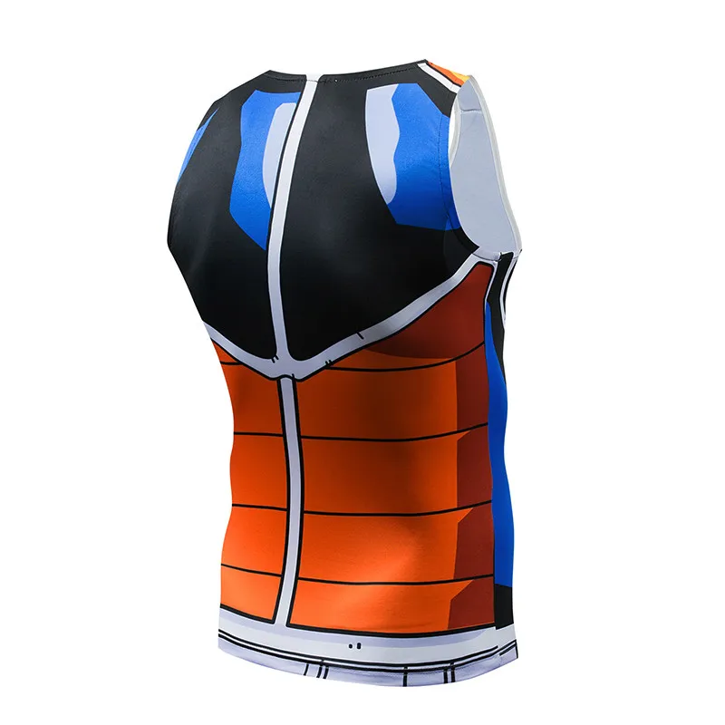 Новинка, мужская майка Dragon Ball Z Vegeta Armor, майка для бодибилдинга, майка для фитнеса, хипстер, 3D аниме, Майки DBZ, Майки X Task Force