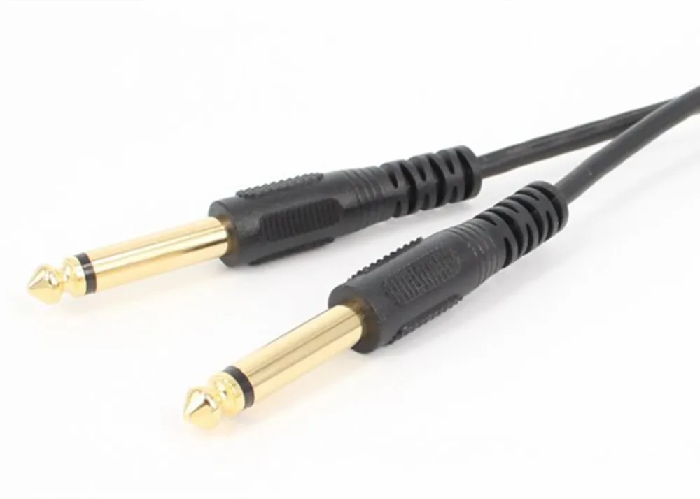 Hot 3.5mm plug Two-channel Male to 2 Male 6.35mm plug Mono 1.5M audio cable amplifier audio guitar mixer connection line Hot 3.5mm plug Two-channel Male to 2 Male 6.35mm plug Mono 1.5M audio cable amplifier audio guitar mixer connection line