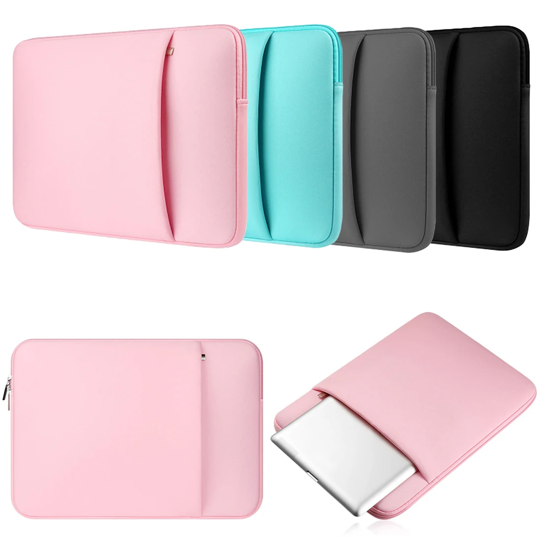 Laptop Sleeve Notebook Bag For Macbook Air 13 Pro 11 12 15 15.6 Case Laptop Bag 11 13 14 15 Inch Protective Case Liner Bags