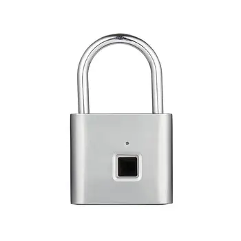 

Smart Fingerprint Lock Keyless USB Rechargeable Door Luggage Case Bag Lock Anti-Theft Security Fingerprint Padlock