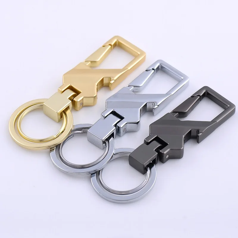 Simple Multifunctional Corkscrew Keychain Auto Keyring Metal Key Holder