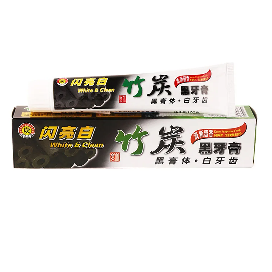 1pcs Bamboo Charcoal Toothpaste Whitening Black Toothpaste Charcoal Remove Dental Stains Oral Hygiene Toothpaste