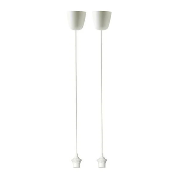 

2 pcs white hanger light cotton paper&iron lamp suspension circular paper Chandelier Drop Shopping
