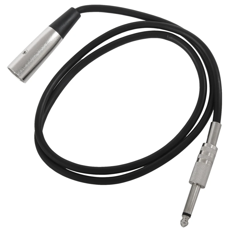 

XLR 3 Pin Plug to 6.35mm 1/4 inch Male Mono Jack Plug Cable