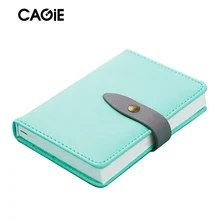 Хорошее Карман Тетрадь A7 планировщик filofax Симпатичный мини дневник путешественника персональный органайзер Картонных страниц кожа повестки дня Макарон Sketchbook