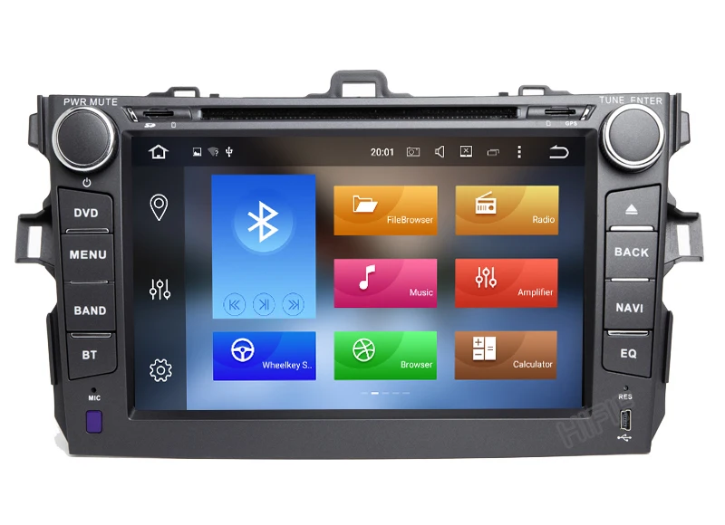 Best IPS Octa Core IPS 4G RAM Android 8.0 Car DVD Player for Toyota Corolla 2007 2008 2009 2010 2011 Car Radio With 32G ROM Bluetooth 10
