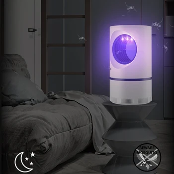 

Ultraviolet Light USB Electric Mosquito Killer Lamp Safe Energy Power Saving Efficient Photocatalytic Anti Mosquito Trap Light