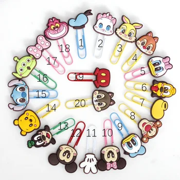 

1 Pcs Cartoon Characters Paper Clip Bookmark Binder Clips Promotional Gift Stationery School Office Supply Escolar Papelaria
