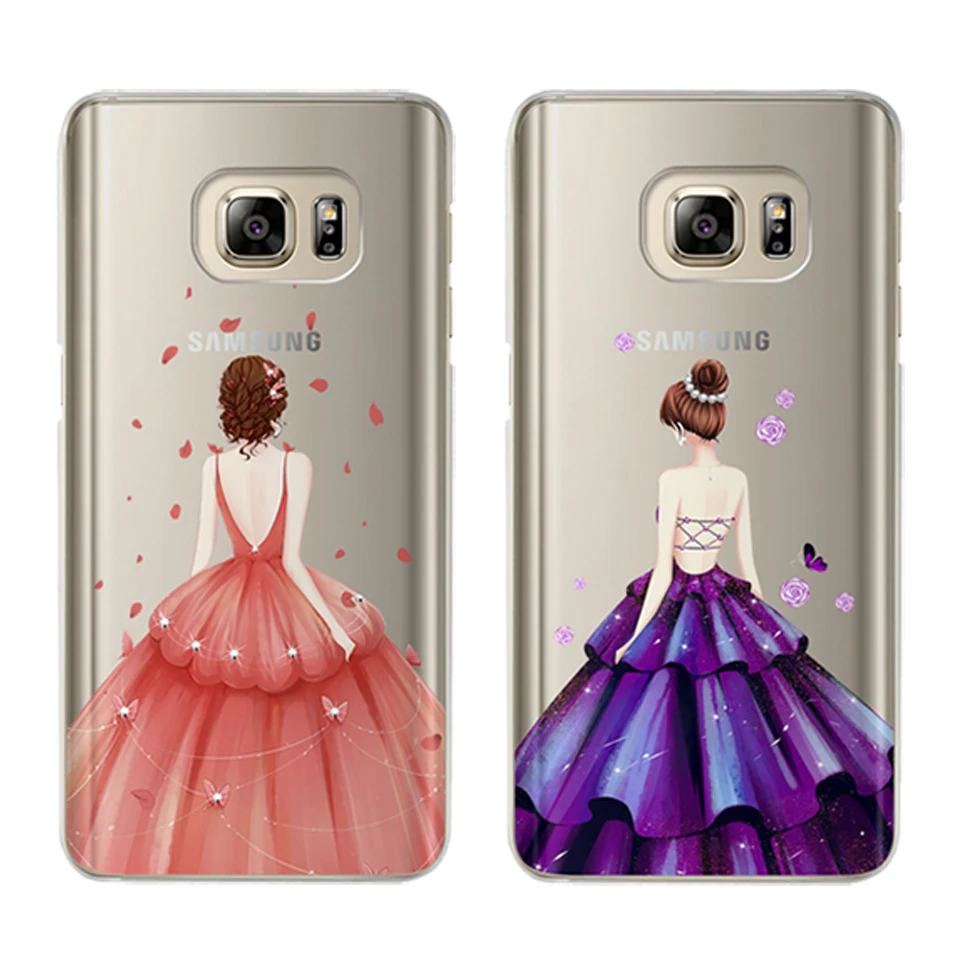 Модный чехол для девочек Samsung Galaxy S8 A5 2017 J7 J5 J3 A3 2015 2016 S6 S7 Edge S9Plus телефона Fundas Etui Capas |