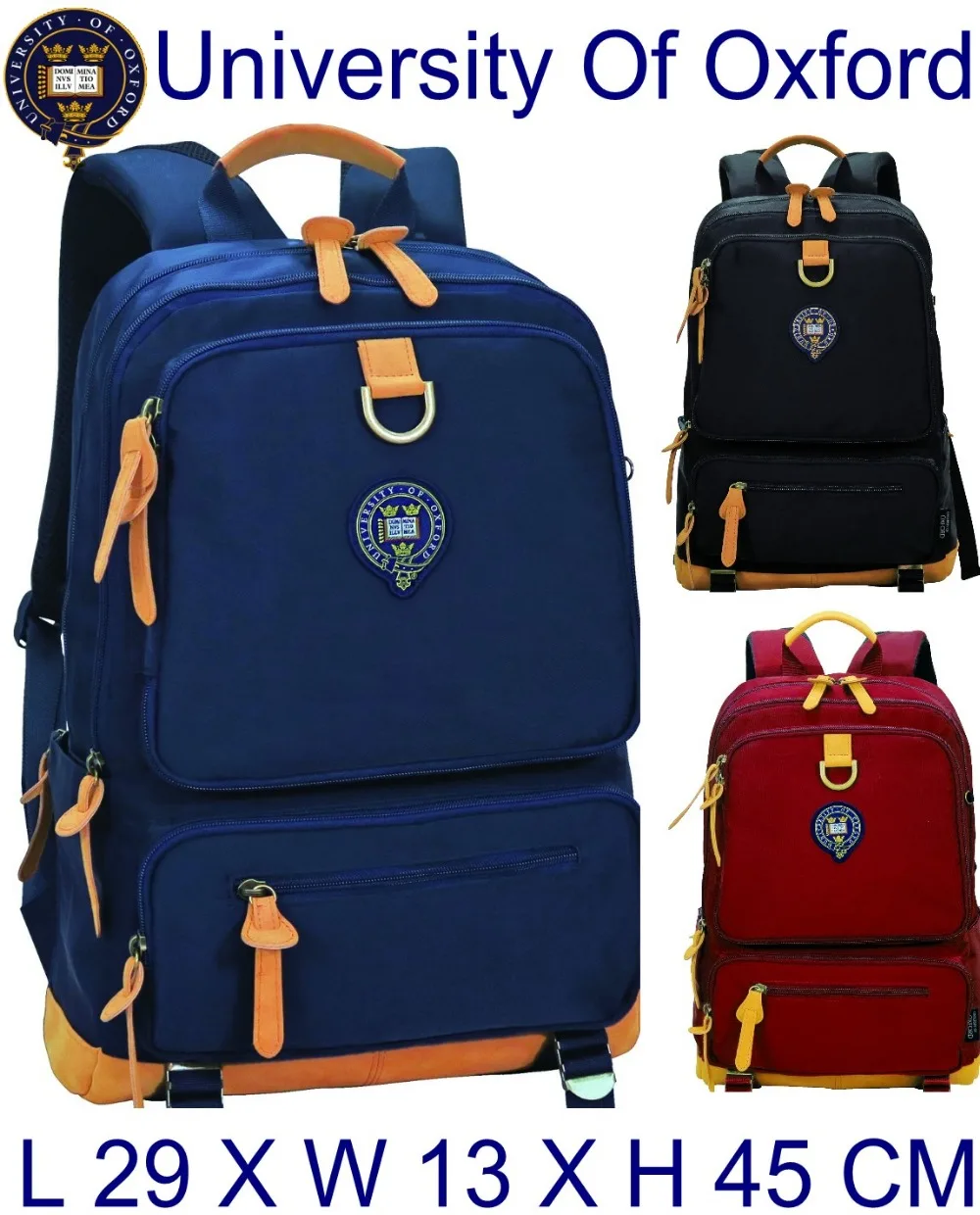 University of Oxford waterproof backpacks For man and women Spinal care