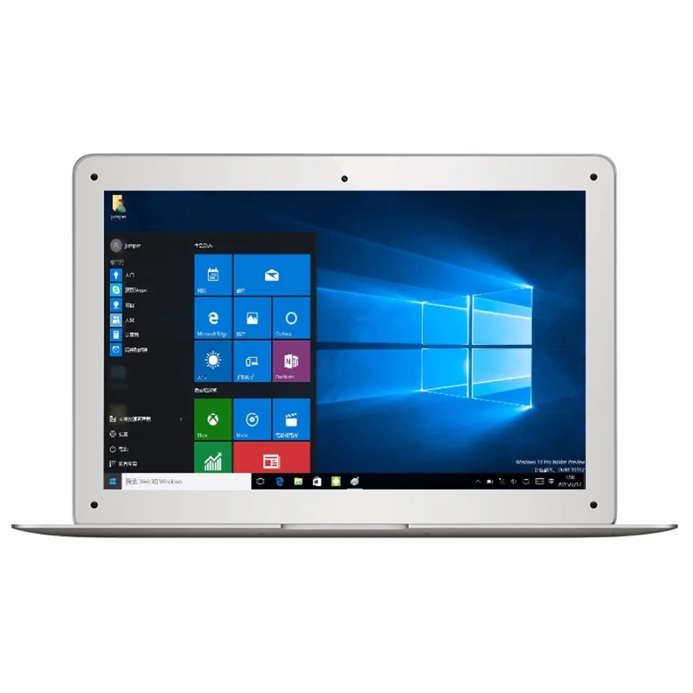 Оригинальный Jumper EZbook 2 Ноутбук процессор 14.1 дюймов Windows 10 Intel Вишня след Z8300 Quad Core 2 ГБ/4 ГБ 64 ГБ 10000 мАч 1920x1080 HDMI ноутбук