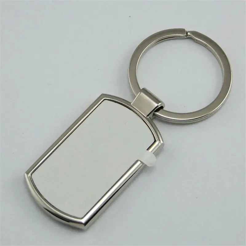 Bag Silver Plated Metal Blank Key Ring Keychain Split - Temu