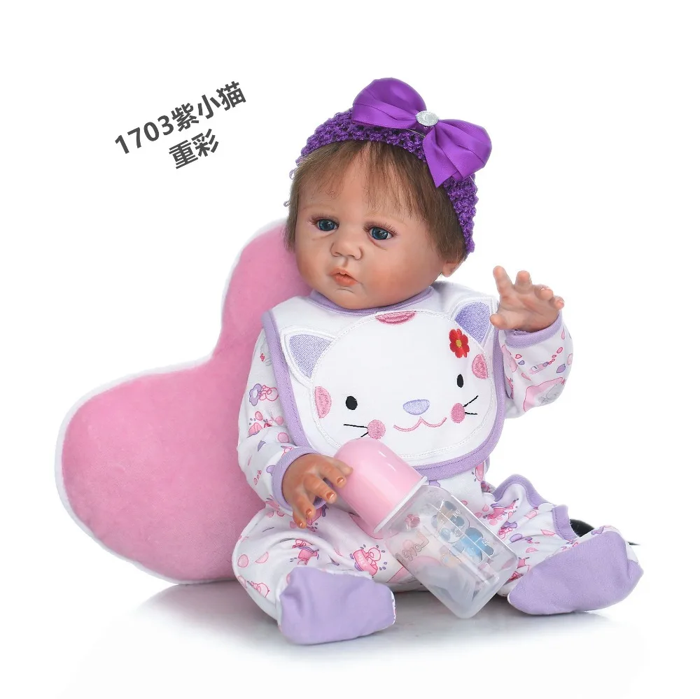 

full silicone body bebe reborn babies reborn bonecas brinquedo Christmas