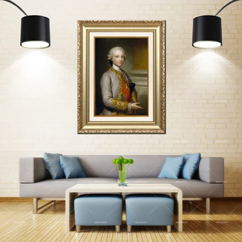 

Artcozy Golden Frame Abstract gabriele di borbone Waterproof Canvas Painting