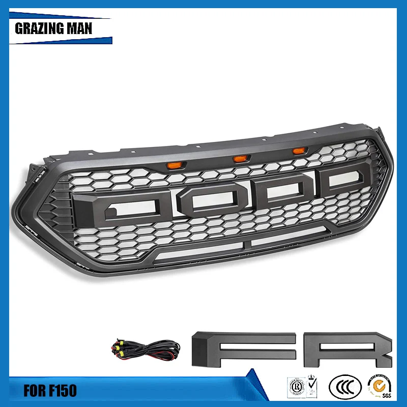 

Modifed ABS Car Front Racing Grille Raptor Grills for Ford F-150 F 150 2009-2018 F150