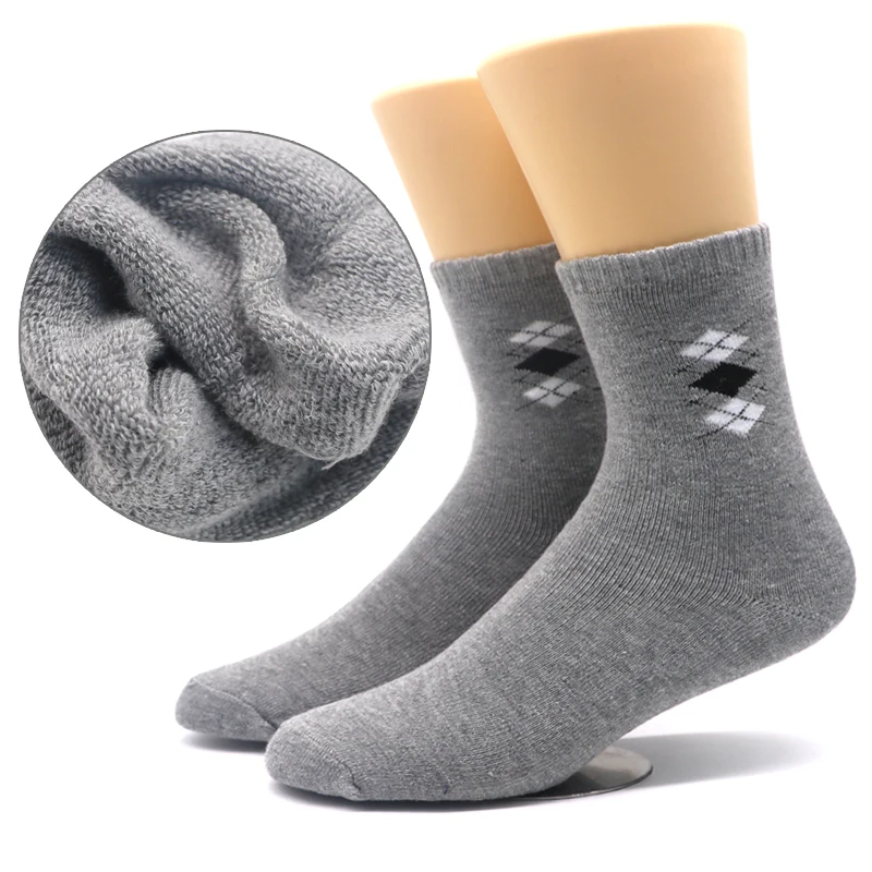 2 пары Для мужчин носки красочные геометрические Chaussettes Homme много Calsetines Hombre носки Для мужчин зимние Термальность носки Art Meias Chaussette