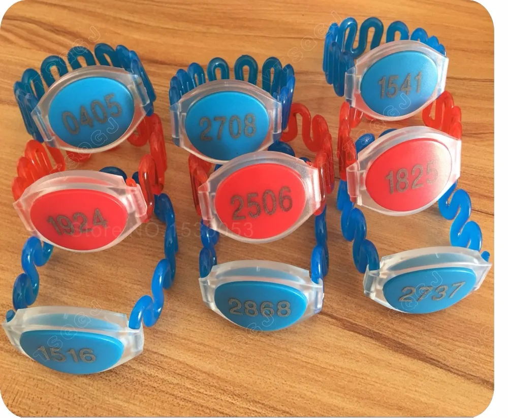 200pcs/lot 13.56MHz Silicone RFID Wristband/Proximity Waterproof Bracelet for access control/Fitness/Swimming pools/water park |