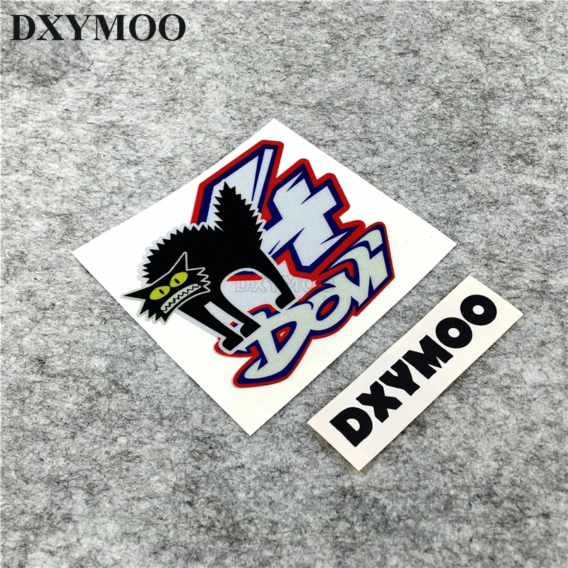 

Moto GP Car Stickers Dovizioso Frightened Black Cat Motorcycle Auto Window Vinyl Decals 3M 10x9.2cm