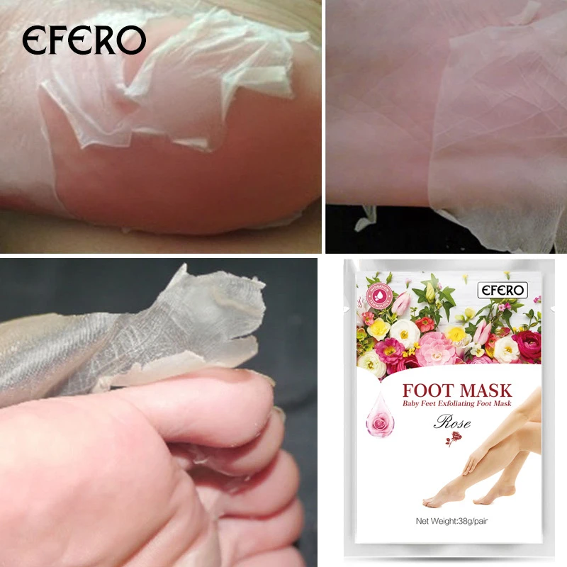 Efero отшелушивающая маска для ног, носки, детская маска для ног, для педикюра, пилинг, удаление омертвевшей кожи, эффективная маска для ног, пилинг