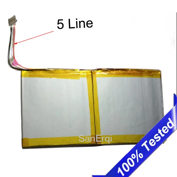 5 wire 3.7V 11000MAH For Teclast X98 AIR 2 AIR2 Battery Lines | Мобильные телефоны и аксессуары