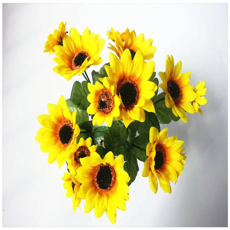 Artificial Flower Sunflower Bouquet Fake Flower Sunflower Table Wedding
