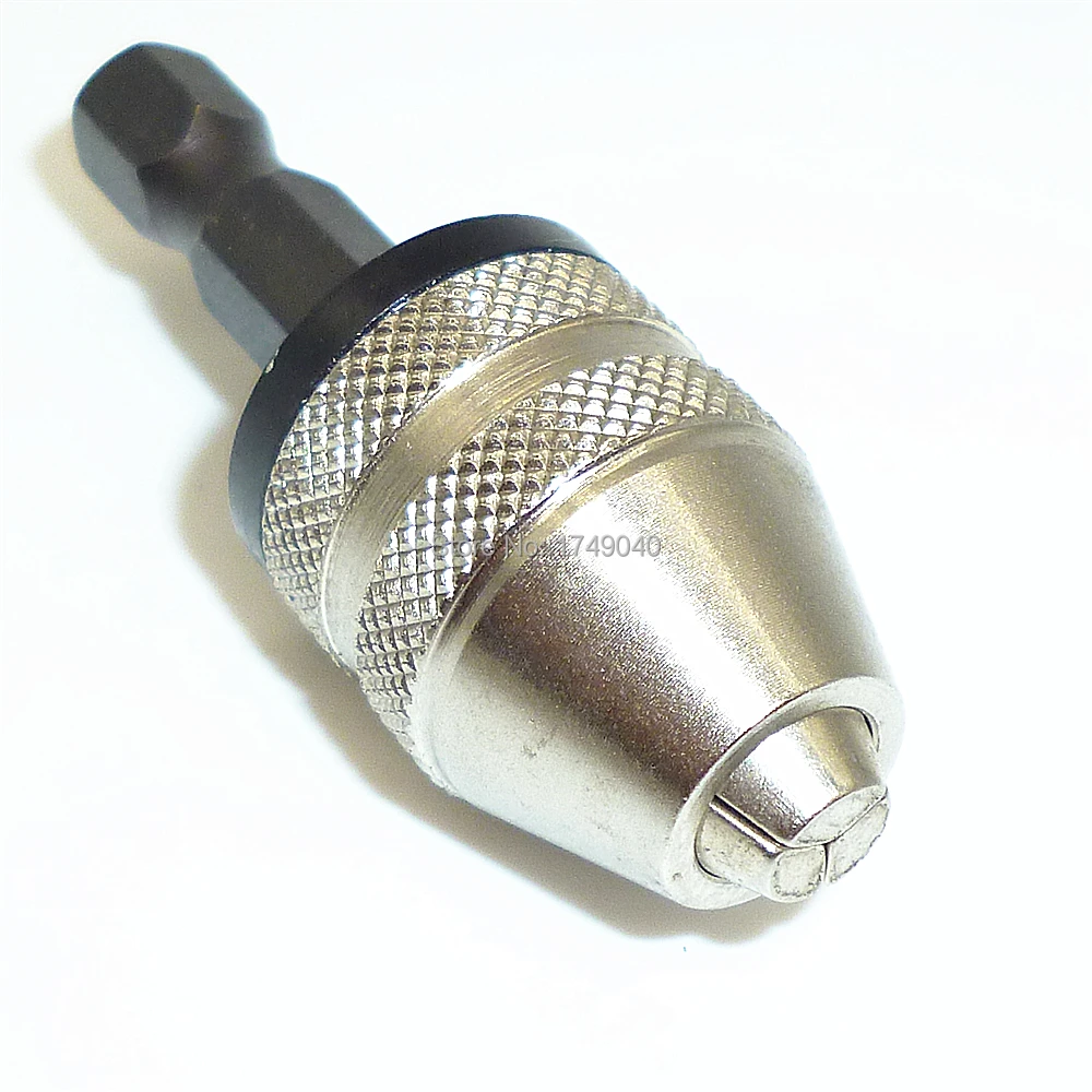 Impact Driver Keyless Drill Bit Chuck Clamping Range 0.3 3mm Quick