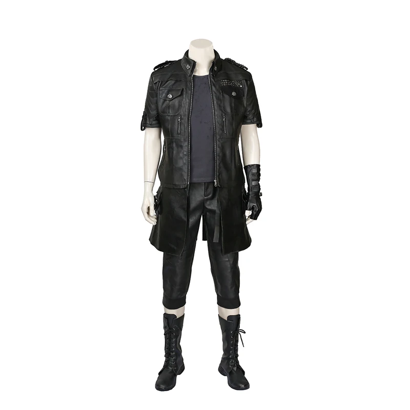 Full Set Cosplay Final Fantasy Noctis Lucis Costume Customize Jacket Pants Glove