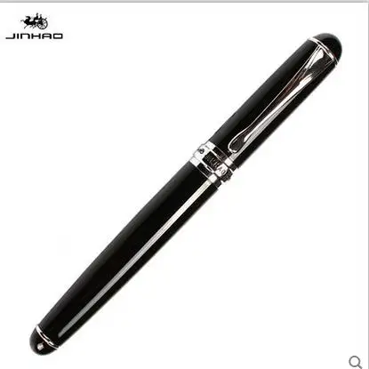 Благородная перьевая ручка JINHAO X750, всего 15 цветов, подарочная ручка в коробке, толстая металлическая ручка с чернилами - Цвет: D