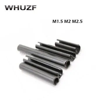 

100pcs M1.5/M2/M2.5 5mm-30mm GB879 spring pin elastic cylindrical hollow pin cotter pin positioning pins