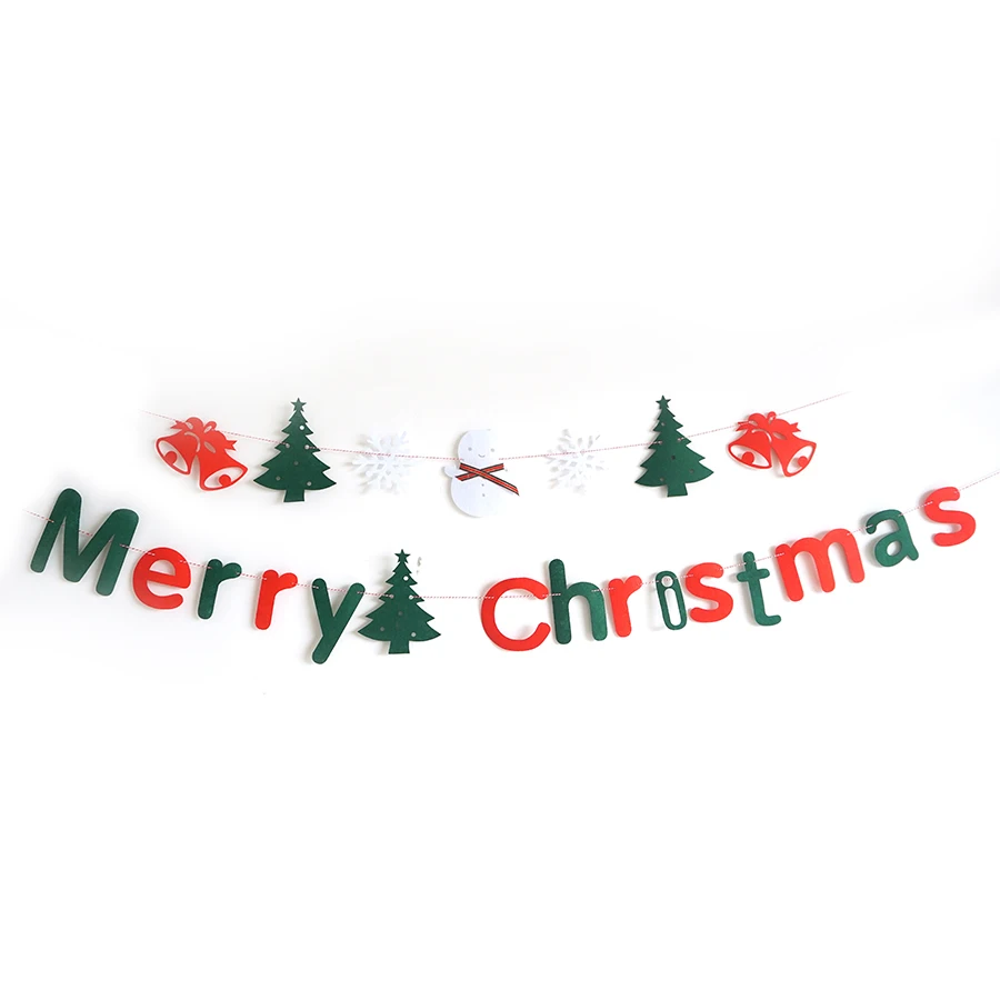 2017 New Merry Christmas Party Banners Christmas Decorations for Home