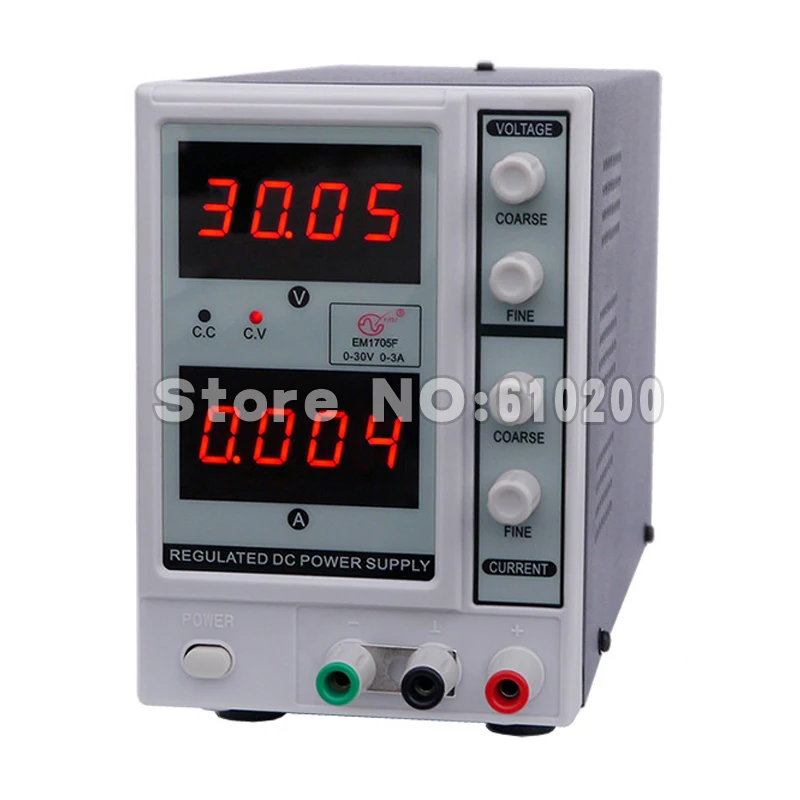 0.01V/0.001A 30V 5A Adjustable Linear DC Power Supply 030V 05A .LED Display DC Voltage