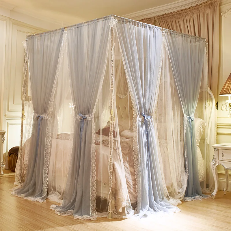 Princess style Bed Canopy Bedcover Mosquito Net high ...