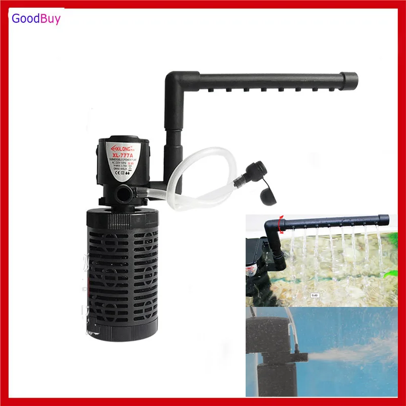 Nieuwe 3 Functies in 1 Aquarium Aquarium Watercirculatie Filter Air