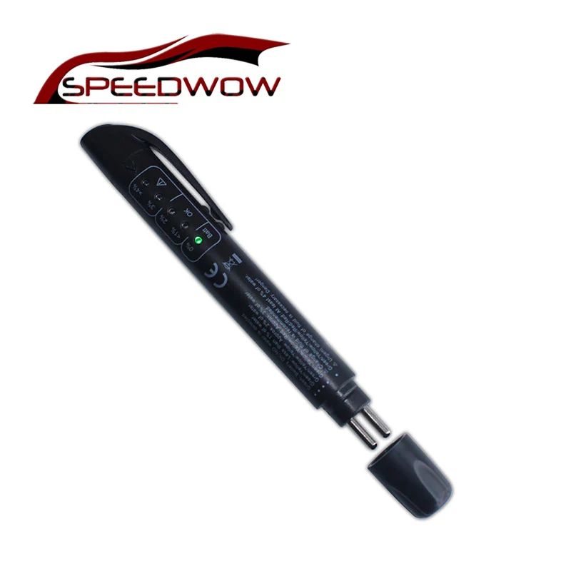 SPEEDWOW Car Diagnostic Tool Brake Fluid Tester Pen 5 LED Auto Vehicle