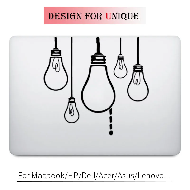 Wisdom Bulbs Laptop Decal for font b Apple b font font b Macbook b font Sticker