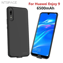 NTSPACE ультра тонкий резервный банк питания чехол для huawei Enjoy 9 power Case 6500 мАч портативный Задний зажим зарядное устройство чехол