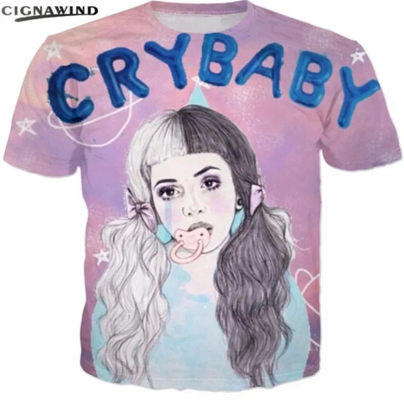PLstar-Cosmos-2017-New-Fashion-summer-t-shirt-Cute-Cartoon-Melanie-Martinez-Cry-Baby-3D-Print