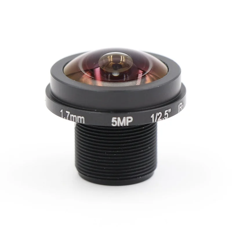 

CCTV Camera 1.7mm Lens 5.0 MegaPixel Fisheye 180 Degree MTV M12 x 0.5 Mount Infrared Night Vision Lens For CCTV Camera