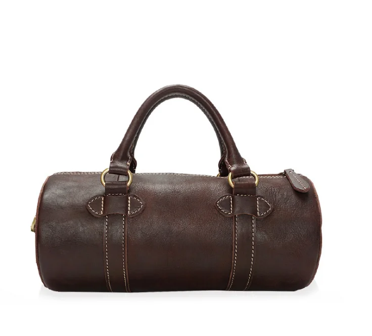 

Men Genuine Leather Handbag Fashiong Shoulder Bags Male Personality Messenger Bag Solid Oil Wax Unisex Crossbody Bag Z712