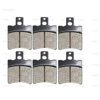 

Brake Pad set fit for HARRISON BILLET 6 piston caliper AFTERMARKET CALIPERS MOTO GUZZI GT 650 Targa 750 (89) Front Rear