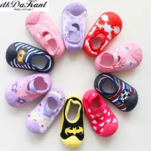 DkDaKanl нескользящие носки для новорожденных мальчиков и девочек Нескользящие носки для маленьких мальчиков детские носки с резиновой подошвой