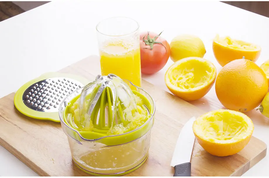 Лимоновыжималка с теркой диспенсер пресс апельсин, лайм сок ручной соковыжималка для цитрусовых фруктов Ручная Соковыжималка кухонный, для овощей инструмент для фруктов