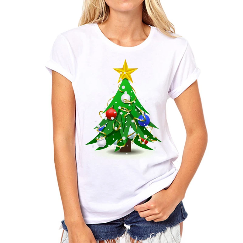 christmas tree new fashion womens t shirts short sleeve t shirt womens brand clothing factory outlets can be customized - Christmas Decorations Factory Outlet christmas tree new fashion womens t shirts short sleeve t shirt womens brand clothing factory outlets can be customized - Christmas Decorations Factory Outlet