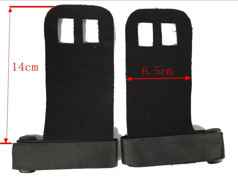 

1Pair Leather Palm Protectors Weightlifting Crossfit Grips Gymnastic Weight Lifting Hand Guards Barbell GYM Gloves Pull up