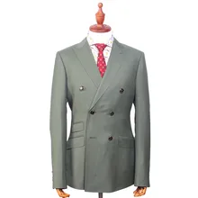 Армейский зеленый на заказ мужские костюмы индивидуальный пошив классические красочные свадебные костюмы для мужчин индивидуальный костюм жениха смокинги из высокой шерсти для мужчин